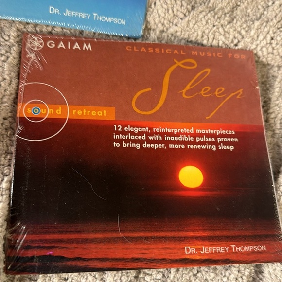 Two “Sleep” Gaiam Soothing Music and Classical Music NIP Dr. Jeffrey Thompson - Picture 3 of 5
